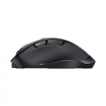 TRUST Fyda Office rato ergonómico direito sem fios – RF + Bluetooth 5.2 – ótico 2400 DPI – 6 botões – preto