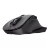 TRUST Fyda Office rato ergonómico direito sem fios – RF + Bluetooth 5.2 – ótico 2400 DPI – 6 botões – preto