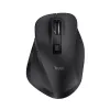 TRUST Fyda Office rato ergonómico direito sem fios – RF + Bluetooth 5.2 – ótico 2400 DPI – 6 botões – preto
