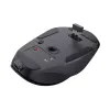 TRUST Fyda Office rato ergonómico direito sem fios – RF + Bluetooth 5.2 – ótico 2400 DPI – 6 botões – preto