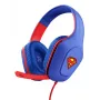 Trust GXT 415SM Zirox Headset com fios arco de cabeça Gaming Azul, Vermelho