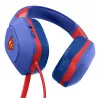 Trust GXT 415SM Zirox Headset com fios arco de cabeça Gaming Azul, Vermelho