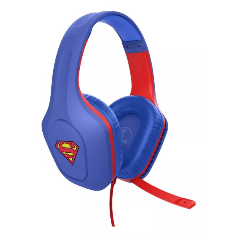 Trust GXT 415SM Zirox Headset com fios arco de cabeça Gaming Azul, Vermelho