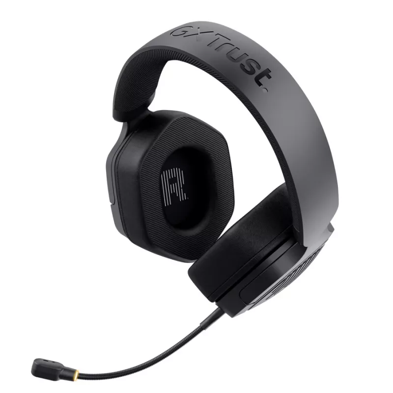 Trust GXT 493PS Carus auscultadores gaming sem fios para PS5, over-ear, microfone amovível, USB-C / USB-A / 3,5 mm, 20–20000 Hz, 1,2 m, pretos