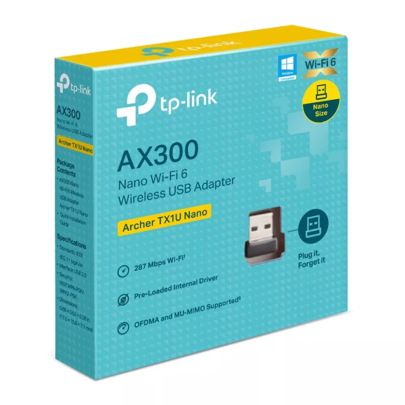 TP-Link Archer TX1U Nano AX300 adaptador USB Wi-Fi 6