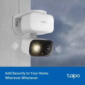 Câmara de vigilância TP-LINK Tapo C206 – Utilização interior/exterior 1080p HD, Rotação e inclinação, Visão noturna, Áudio bidirecional