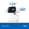 Câmara de vigilância TP-LINK Tapo C206 – Utilização interior/exterior 1080p HD, Rotação e inclinação, Visão noturna, Áudio bidirecional