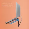 R-Go Tools Suporte para portátil R-Go Steel Travel, ergonómico e dobrável, adequado para portáteis de 10-22