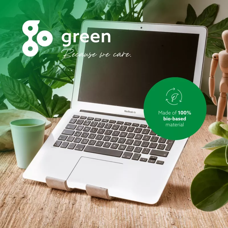R-Go Tools Suporte para portátil e tablet R-Go Treepod, ergonómico e modular, ajustável, de base biológica