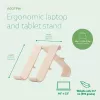 R-Go Tools Suporte para portátil e tablet R-Go Treepod, ergonómico e modular, ajustável, de base biológica