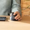 R-Go Tools Rato ergonómico R-Go HE Break com software de pausas, médio (tamanho de mão 165-185 mm), para canhotos, Bluetooth, preto