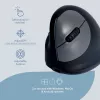 R-Go Tools Rato ergonómico R-Go HE Break com software de pausas, médio (tamanho de mão 165-185 mm), para canhotos, Bluetooth, preto