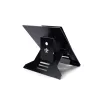 R-Go Tools Suporte para portátil R-Go Riser Document, suporte ergonómico, dobrável e ajustável com suporte de documentos, preto