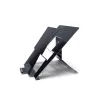 R-Go Tools Suporte para portátil R-Go Riser Document, suporte ergonómico, dobrável e ajustável com suporte de documentos, preto