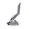 R-Go Tools Suporte para portátil R-Go Riser Document, suporte ergonómico, dobrável e ajustável com suporte de documentos, preto