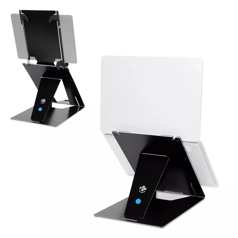 R-Go Tools Suporte para tablet e portátil R-Go Riser Duo, adequado para ecrã de 10–22
