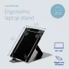 R-Go Tools Suporte para tablet e portátil R-Go Riser Duo, adequado para ecrã de 10–22