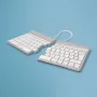 R-Go Tools Split Break RGOSBUKWLWH teclado sem fios, disposição UK, branco