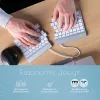 R-Go Tools Split Break RGOSBUKWLWH teclado sem fios, disposição UK, branco