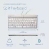 R-Go Tools Split Break RGOSBUKWLWH teclado sem fios, disposição UK, branco