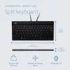 R-Go Tools Compact Break RGOSBUKWLBL teclado sem fios, disposição UK, preto