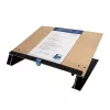 Suporte de documentos R-Go Tools R-Go Read2Write, adequado para ler e escrever, ergonómico, com apoio de pulso em espuma macia, madeira de carvalho