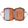 Mala para portátil R-Go Tools R-Go Viva, couro plena flor, com suporte para portátil integrado, alça de ombro, 39,6 cm (15,6