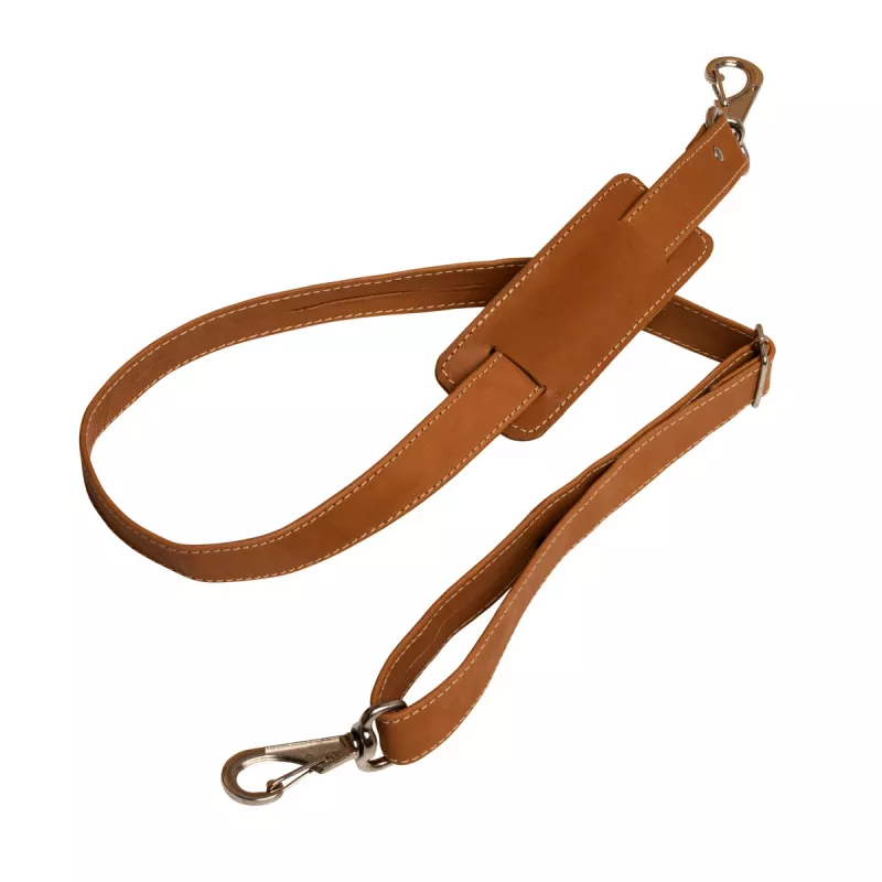 Mala para portátil R-Go Tools R-Go Viva, couro plena flor, com suporte para portátil integrado, alça de ombro, 39,6 cm (15,6