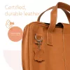 Mala para portátil R-Go Tools R-Go Viva, couro plena flor, com suporte para portátil integrado, alça de ombro, 39,6 cm (15,6