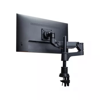 Braço para monitor R-Go Tools R-Go Caparo Single, totalmente ajustável com mola a gás, capacidade de carga 3-9 kg, 100% circular, preto