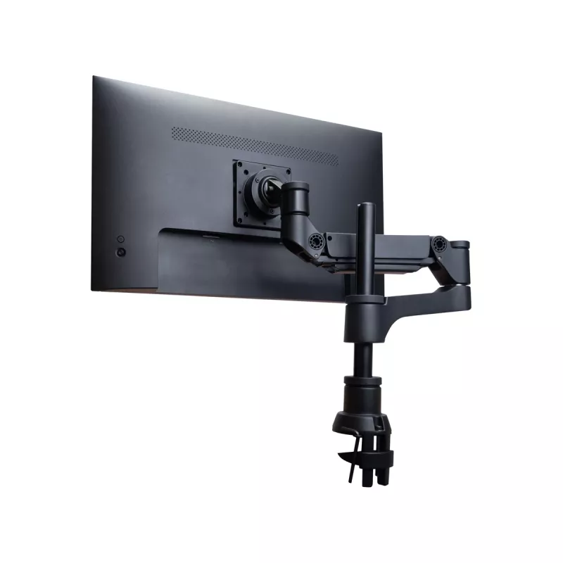Braço para monitor R-Go Tools R-Go Caparo Single, totalmente ajustável com mola a gás, capacidade de carga 3-9 kg, 100% circular, preto
