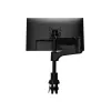 Braço para monitor R-Go Tools R-Go Caparo Single, totalmente ajustável com mola a gás, capacidade de carga 3-9 kg, 100% circular, preto