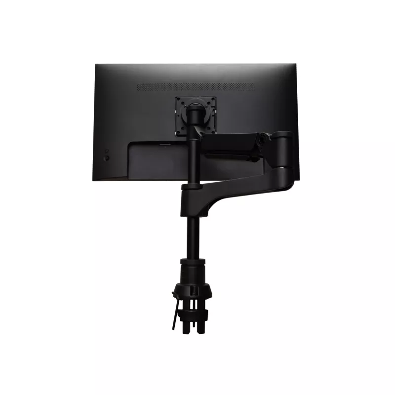 Braço para monitor R-Go Tools R-Go Caparo Single, totalmente ajustável com mola a gás, capacidade de carga 3-9 kg, 100% circular, preto