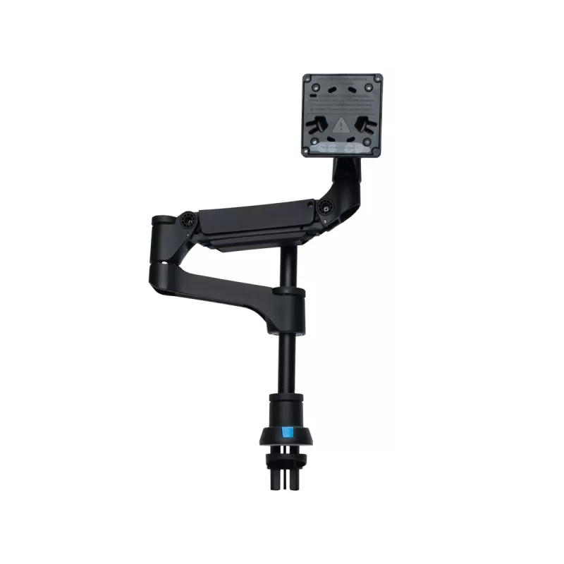 Braço para monitor R-Go Tools R-Go Caparo Single, totalmente ajustável com mola a gás, capacidade de carga 3-9 kg, 100% circular, preto