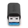 Adaptador USB 3.2 Type-A para Type-C Lindy, USB 3.2 Type-A, USB 3.2 Type-C, preto
