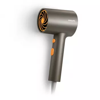 Secador de cabelo Philips série 3000 BHD321/00 — 1600 W, 2 níveis de calor, 2 velocidades, iónico, 350 g, cinzento