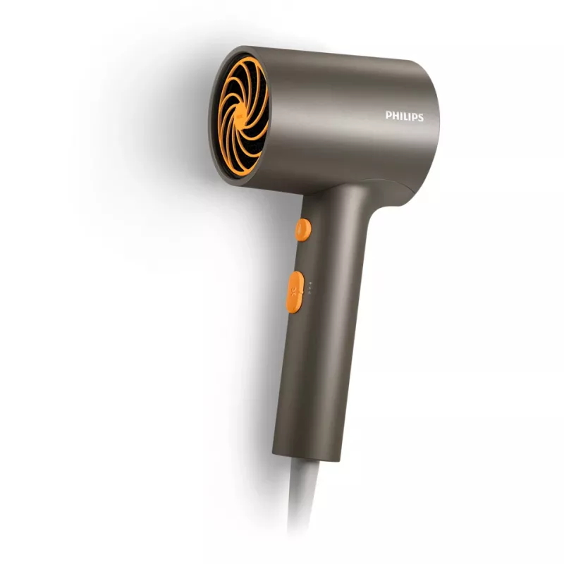 Secador de cabelo Philips série 3000 BHD321/00 — 1600 W, 2 níveis de calor, 2 velocidades, iónico, 350 g, cinzento