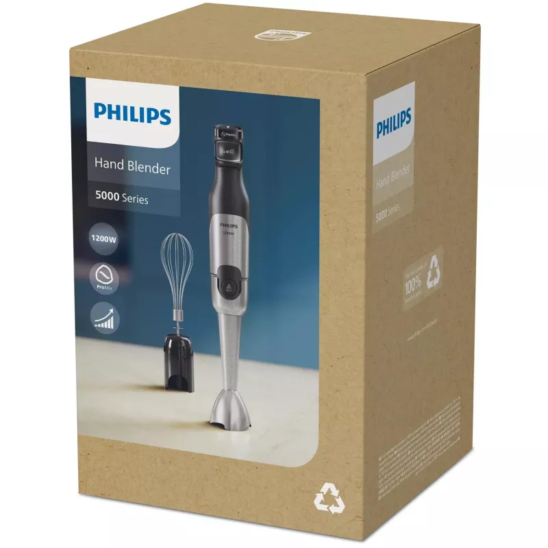 Philips série 5000 HR2682/00 misturadora varinha mágica 1200 W preto, aço inoxidável