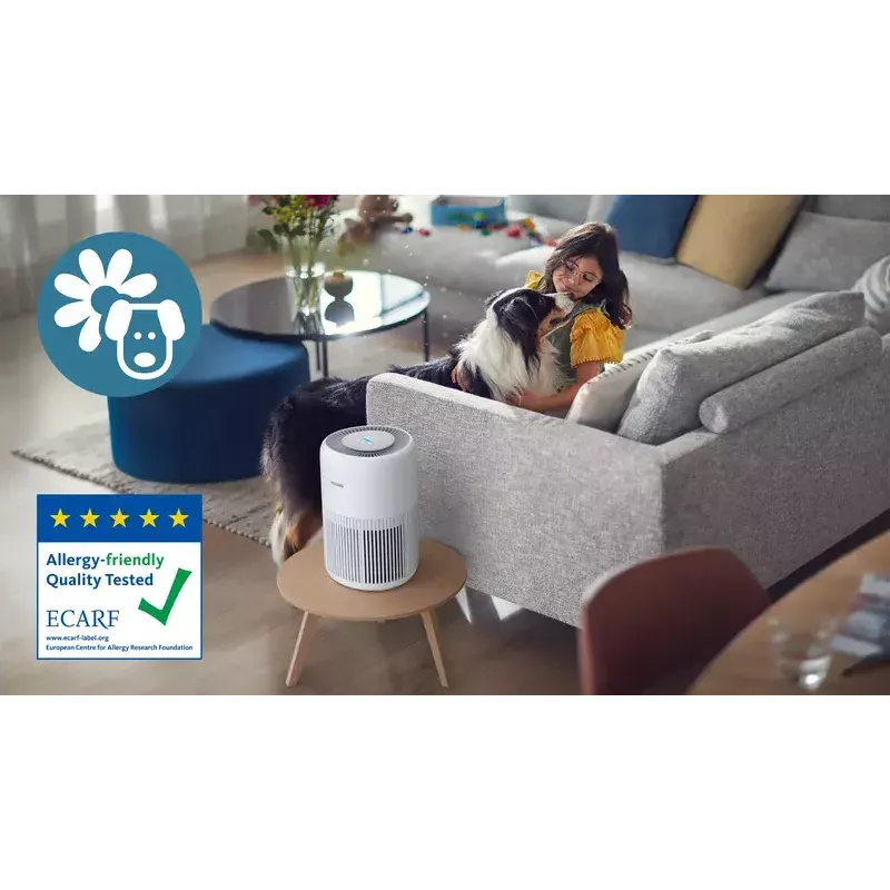 Purificador de ar Philips PureProtect Mini 900 — 2,5 kg, branco