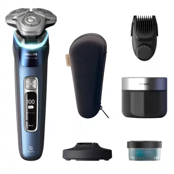 Máquina de barbear Philips i9000 Prestige XP9201/33 húmido e seco com SkinIQ