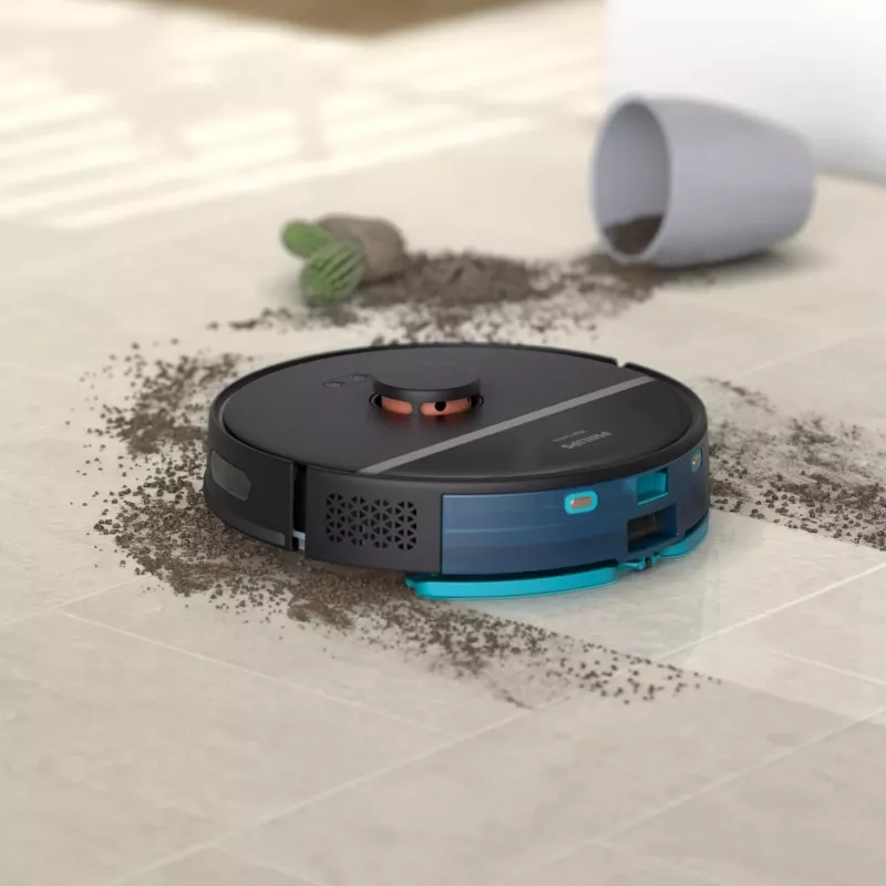 Aspirador robô Philips Série 3000 HomeRun Aqua XU3000/01 com função de lavagem