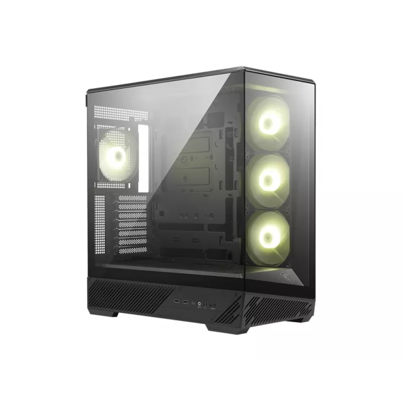 Caixa de computador MSI MAG PANO 130R PZ Midi Tower preto