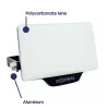 Luminária LED de parede VISIONAL VS122-10W-40K — 10 W, 1100 lm, 4000 K para iluminação exterior/fachada