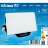 Luminária LED de parede VISIONAL VS122-10W-40K — 10 W, 1100 lm, 4000 K para iluminação exterior/fachada