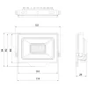 Holofote LED exterior OLLO VS121C-20W-RGB 20W 1900lm RGB