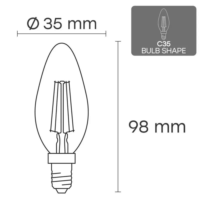 Lâmpada LED VISIONAL VS-B-9 6,5 W 950 lm – lâmpada doméstica economizadora de energia