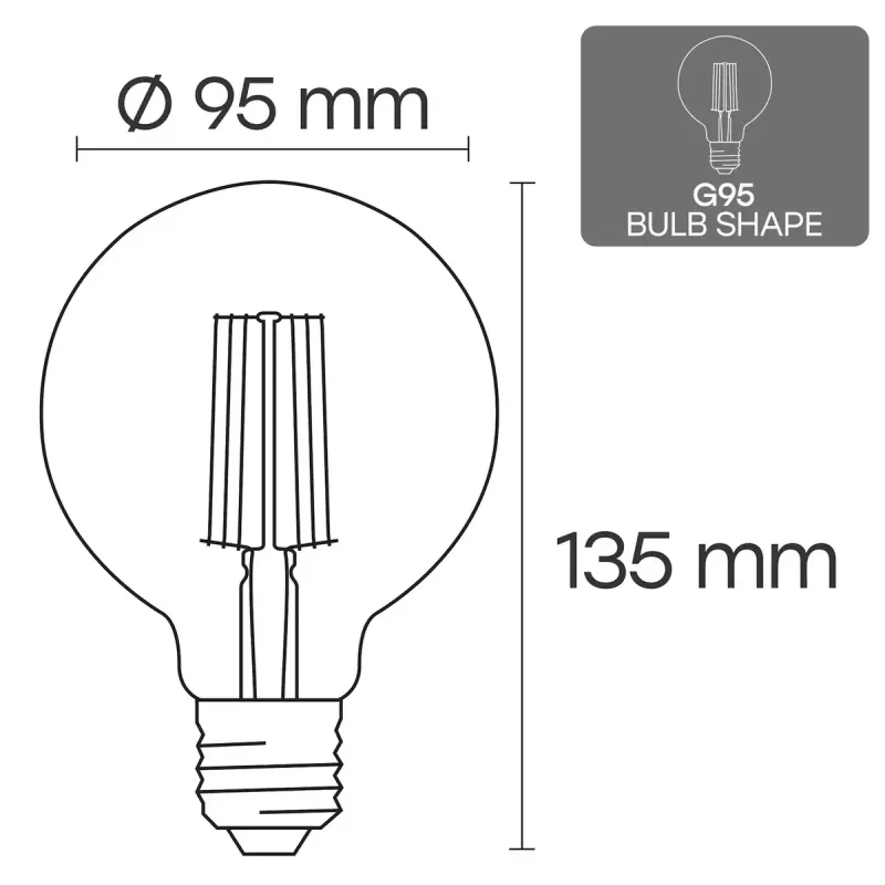 Lâmpada LED VISIONAL VS-B-15 12W 1200 lm 3000K