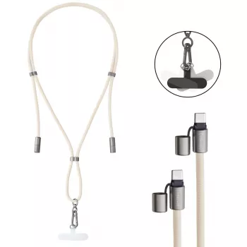 Cabo USB Intenso Handykette 1,65 m USB-C Beige
