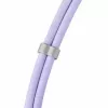 Cabo de carregamento USB-C Intenso com alça para telemóvel, carregamento rápido 60W, comprimento ajustável 1,65 m, nylon, roxo