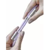 Cabo de carregamento USB-C Intenso com alça para telemóvel, carregamento rápido 60W, comprimento ajustável 1,65 m, nylon, roxo